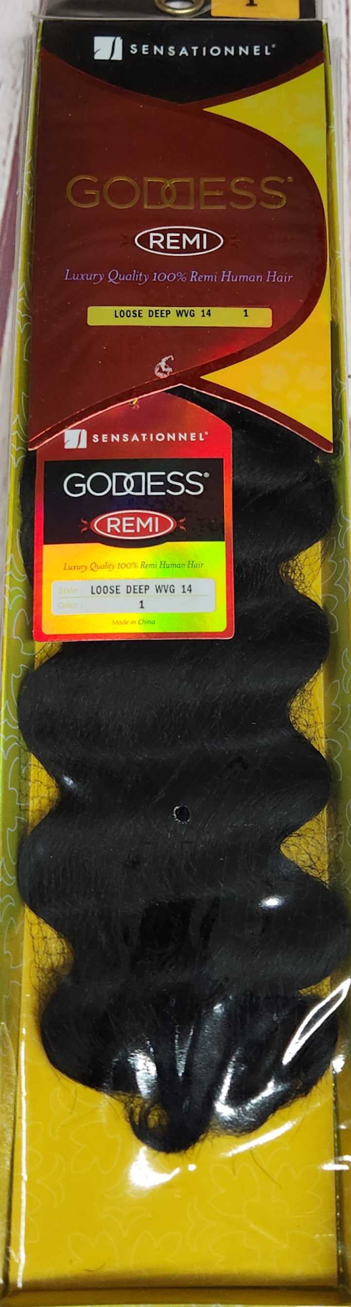 Sensationnel Goddess Remi Human Hair Loose Deep Weave 14" - Elevate Styles