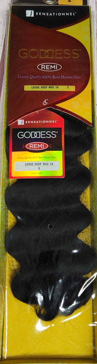 Thumbnail for Sensationnel Goddess Remi Human Hair Loose Deep Weave 14