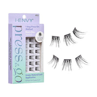 Thumbnail for I Envy By Kiss Press & Go Press On Cluster Lashes Minimal IP03 - Elevate Styles