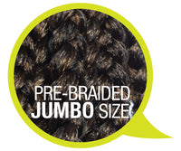 Thumbnail for Afri-Naptural Crochet Braid 2x Curly Ends Jumbo Box Braid 18