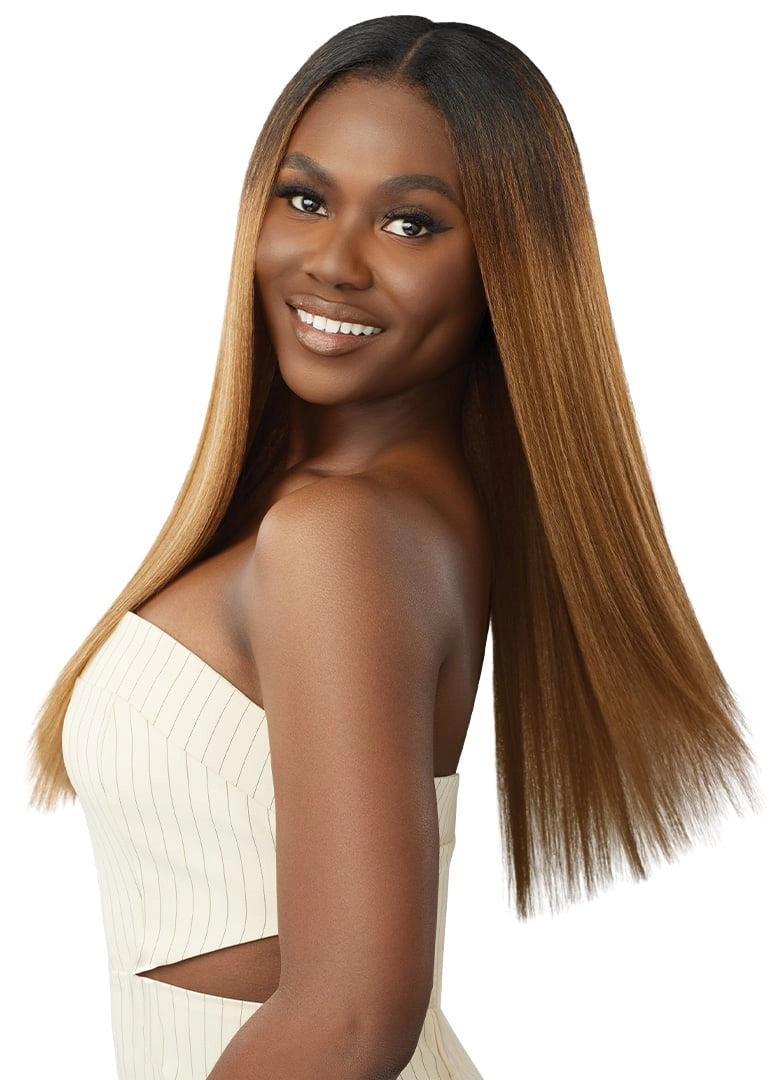 Outre Big Beautiful Hair Clip-In 9 Pcs Natural Yaki 18" - Elevate Styles