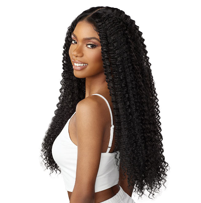 Sensationnel Butta Wet N Wavy Lace Front Human Hair Blended Lace Front Wig Water Wave 26" - Elevate Styles