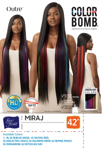 Thumbnail for Outre Color Bomb Lace Front Wig Miraj 42