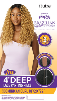 Thumbnail for Outre Purple Pack Brazilian Boutique Dominican Curl 18