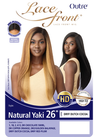 Thumbnail for Outre HD Lace Front Wig Natural Yaki 26