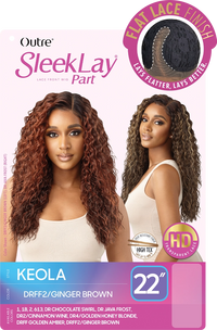 Thumbnail for Outre Synthetic Sleek Lay Part HD Transparent Lace Front Wig Keola 22