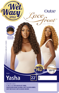 Thumbnail for Outre Wet N Wavy HD Lace Front Wig Yasha 22