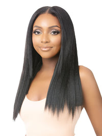 Thumbnail for Illuze Human Hair Mix 7 Piece Clip In Straight 18