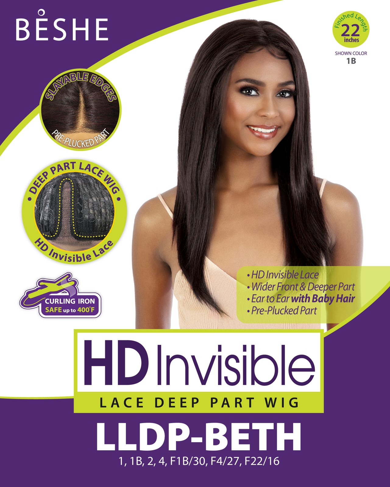 Beshe HD Ultimate Insider Collection Deep Part Lace Wig  LLDP Beth - Elevate Styles