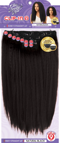 Thumbnail for Outre Big Beautiful Hair Clip-in 9PCS - KINKY STRAIGHT 18