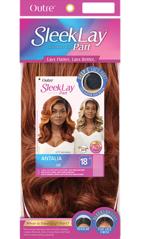 Thumbnail for Outre Synthetic Sleek Lay Part HD Transparent Lace Front Wig Antalia 18