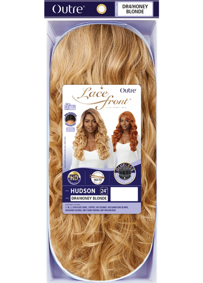 Outre Synthetic Glueless HD Transparent Lace Front Wig Hudson - Elevate Styles
