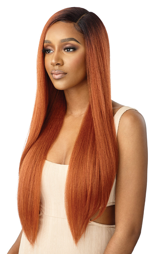 Outre HD Pre-Plucked Lace Front Wig Natural Yaki 30 - Elevate Styles