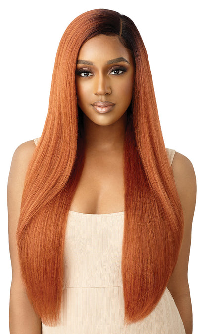 Outre HD Pre-Plucked Lace Front Wig Natural Yaki 30 - Elevate Styles