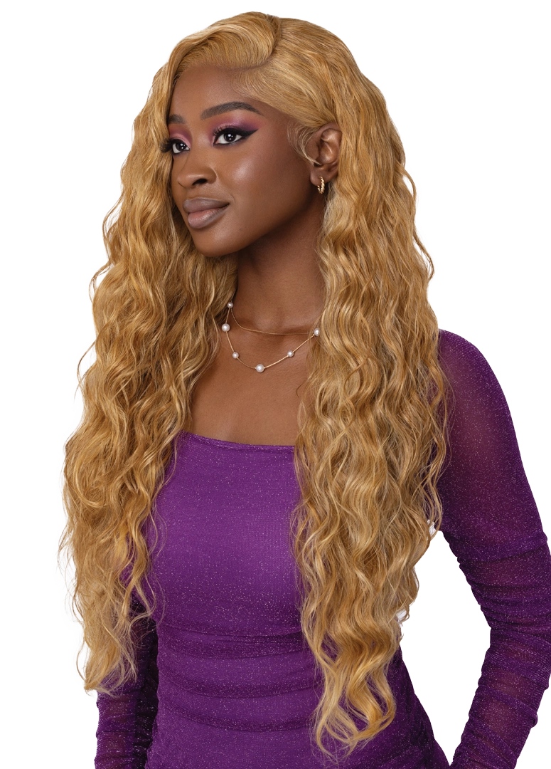 Outre Perfect Hairline Swoop Series Frontal Lace 13"x 4" HD Transparent Lace Front Wig Swoop 7 - Elevate Styles