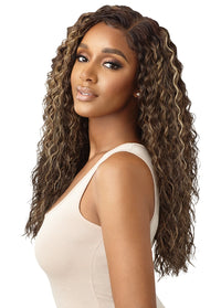 Thumbnail for Outre Synthetic Sleek Lay Part HD Transparent Lace Front Wig Keola 22