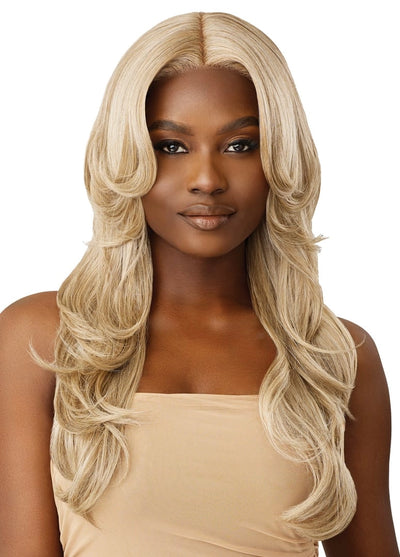 Outre Synthetic Glueless HD Transparent Lace Front Wig Deanna