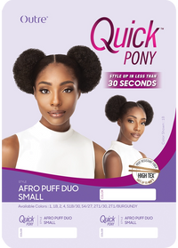 Thumbnail for Outre Quick Pony Afro Puff Duo SMALL - Elevate Styles
