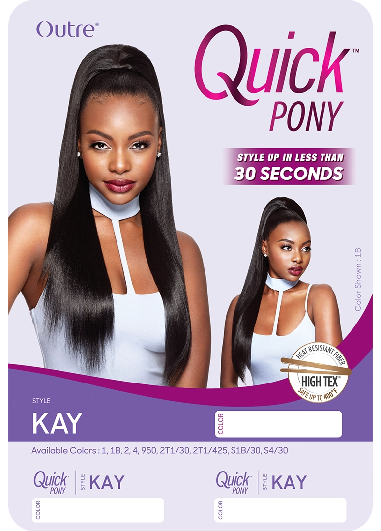 Outre Synthetic Quick Pony - Kay - Elevate Styles