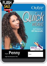 Thumbnail for Outre Synthetic Quick Weave Full Cap Wig Penny - HT - Elevate Styles