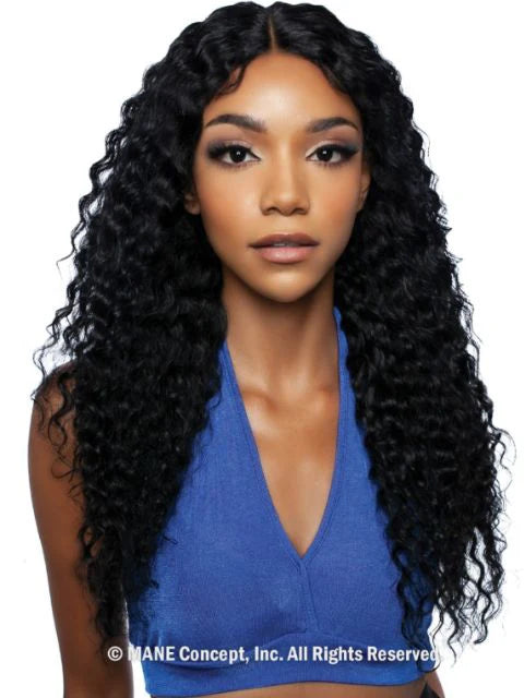 Mane Concept Trill 11A HD Lace Front Wig Jerry Curl 24" TR261 - Elevate Styles
