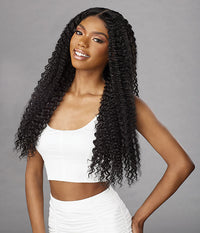 Thumbnail for Sensationnel Butta Wet N Wavy Lace Front Human Hair Blended Lace Front Wig Water Wave 26