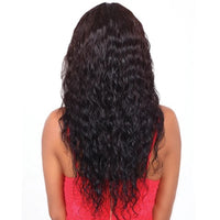 Thumbnail for Black Divine Hand-Tied Lace Wig Wet N Wave Style Long - Elevate Styles