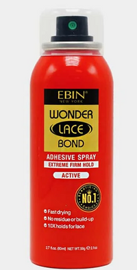 Thumbnail for WONDER LACE BOND LACE ADHESIVE SPRAY- ACTIVE (2.7OZ/80ML) - Elevate Styles