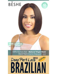Thumbnail for Beshe 100% Brazilian Human Hair Deep Part Lace HBR-LLDP10 - Elevate Styles