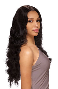 Thumbnail for Sensual Frontal Lace Wig 180% Density, Pre plucked hair line baby hair Natural Body Wave 24