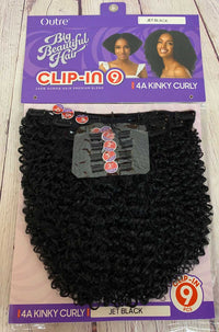 Thumbnail for Outre Big Beautiful Hair Clip-In 9 Pcs 4A Kinky Curl 10