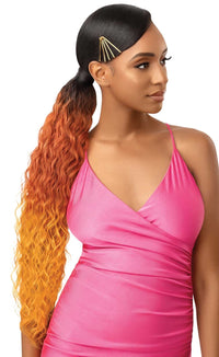 Thumbnail for Outre Premium Synthetic Pretty Quick Wrap Around Ponytail Natural Wave 24