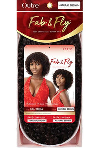Thumbnail for Outre Fab&Fly™ 100% Unprocessed Human Hair Full Cap Wig HH Tulia - Elevate Styles