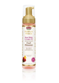 Thumbnail for African Pride Moisture Miracle Rose Water & Argan Oil Curl Mousse 8.5 Oz - Elevate Styles