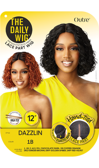 Thumbnail for Outre The Daily Wig Premium Synthetic Hand-Tied Lace Part Wig Dazzlin - Elevate Styles