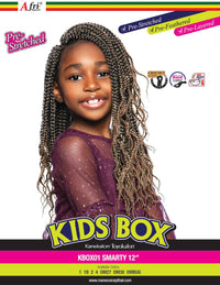 Thumbnail for Afri Naptural Synthetic Kids Crochet Braid Kids Box Smarty 12