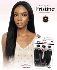 Thumbnail for Mane Concept Pristine 11A Straight 3 Pieces + HD 13x4 Closure XXS~L PEW1302 - Elevate Styles