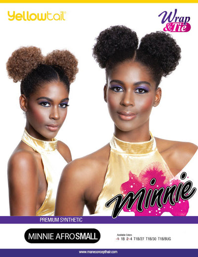 Mane Concept Ponytail Wrap N Tie Minnie Afro Small - Elevate Styles