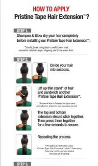Thumbnail for Pristine 100% Unprocessed Human Hair TAPE HAIR EXTENSION 18