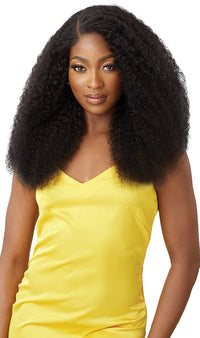 Thumbnail for Outre Mytresses Gold Label 100% Human Hair Wet N Wavy 3 Bundle + 4x4 Closure Splash Cork - Elevate Styles