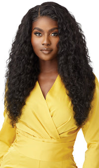 Thumbnail for Outre Mytresses Gold Label 100% Human Hair Wet N Wavy 3 Bundle + 4x4 Closure Splash Deep - Elevate Styles