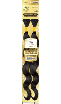 Thumbnail for Outre Mytresses Gold 100% Unprocessed Human Hair Pre-Stretched Natural Body Bulk - Elevate Styles