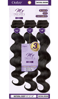 Thumbnail for My Tresses 100% Unprocessed Human Hair Purple Label Natural Body - Elevate Styles