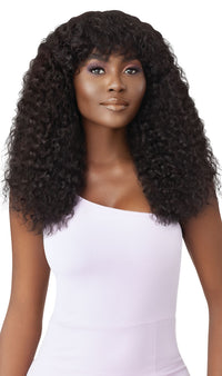 Thumbnail for My Tresses Purple Label 7A Unprocessed Human Hair Full Cap Wig HH- Wet & Wavy Natural Curly 20