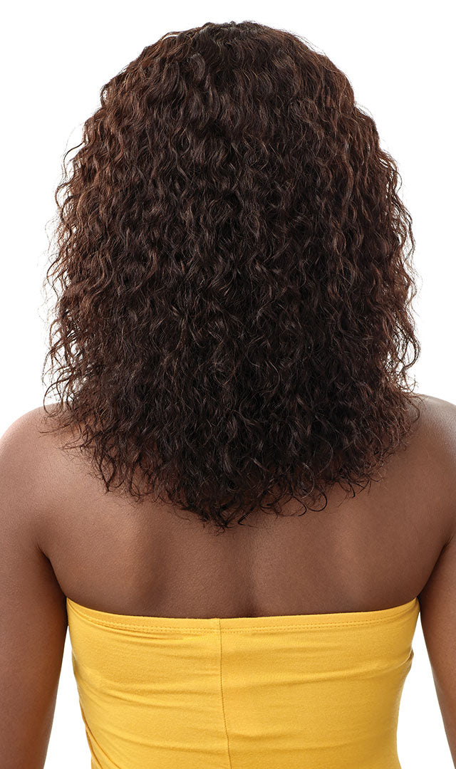 Outre The Daily Wig 100% Human Hair Wet N Wavy - Deep Curl 14" - Elevate Styles