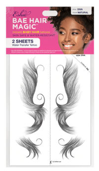 Thumbnail for Esha Bae Hair Magic Instant Baby Hair Tattoos 2 SHEETS - Elevate Styles