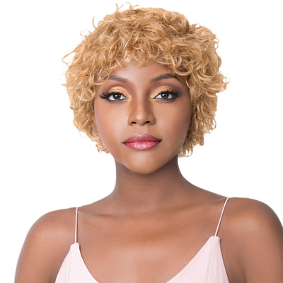 Its a Cap Weave 100% Human Hair Wig HH BABA - Elevate Styles
