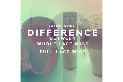 Qual é a diferença entre uma peruca WHOLE LACE e uma peruca FULL LACE.
