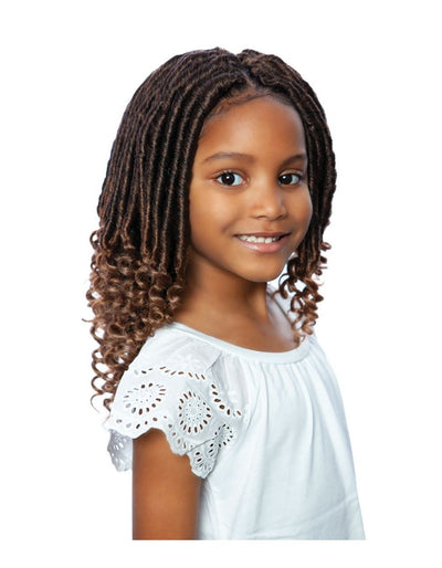 Afri Naptural Synthetic Kids Crochet Braid Kids Locs Lulu Goddess Locs 10" KLOC02 - Elevate Styles
