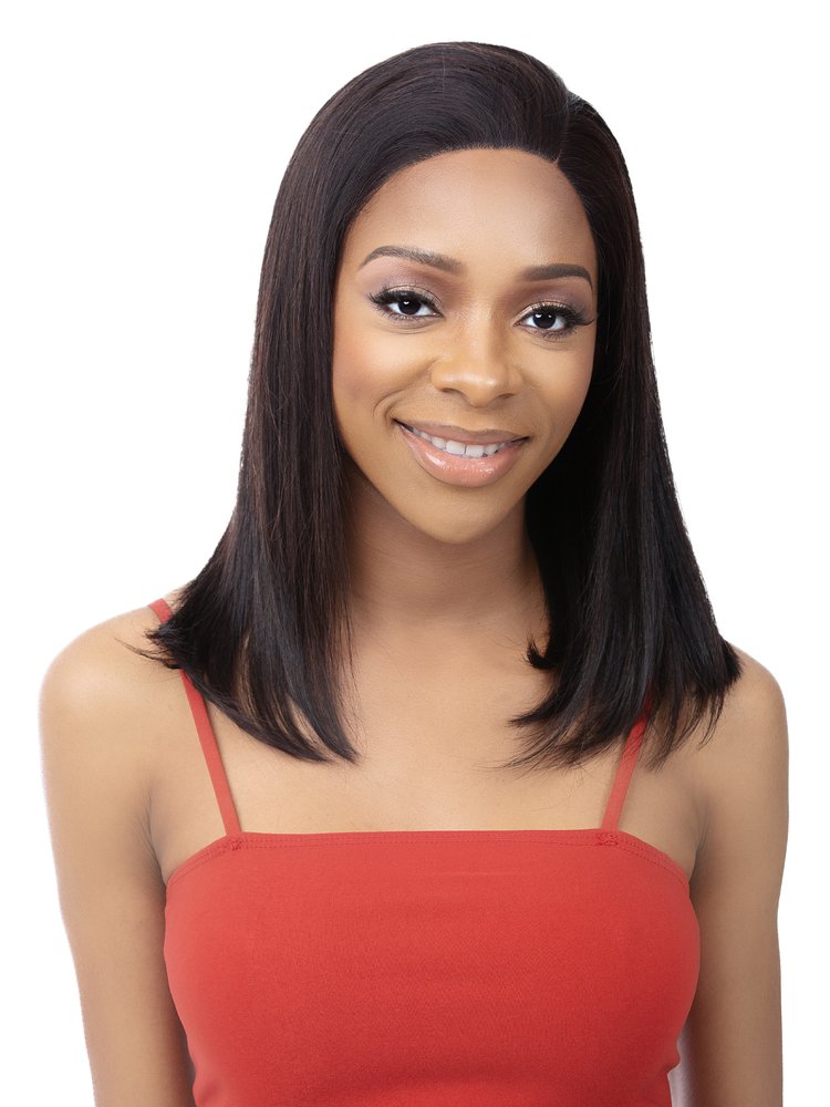 Nutique 100% Human Hair ILLUZE 13x4 Lace Front Wig Lace Bob 12" - Elevate Styles